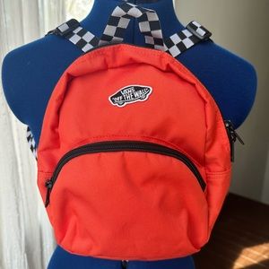 Vans off The Wall Orange Backpack